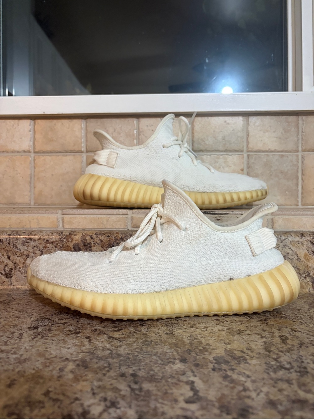 Yeezy 350 triple white